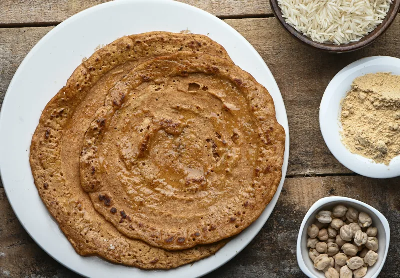 Unfermented Adai Dosa Recipe